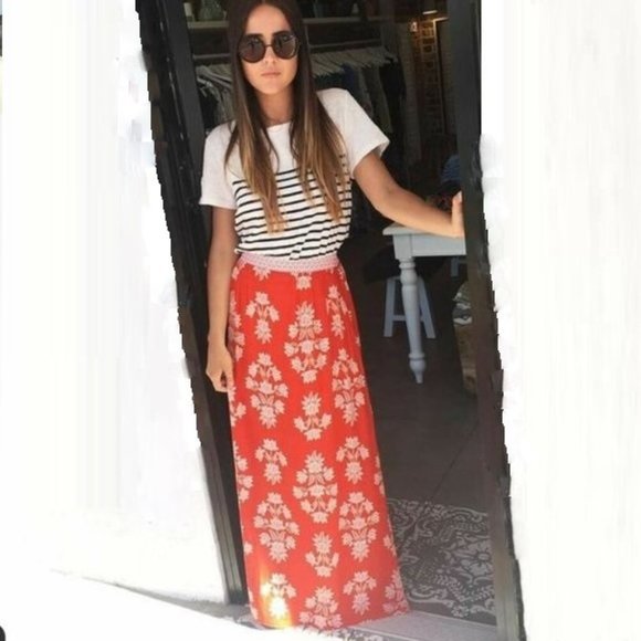 TIGERLILY Moken Floral High Waisted Maxi Skirt RRP$199 - Picture 2 of 13